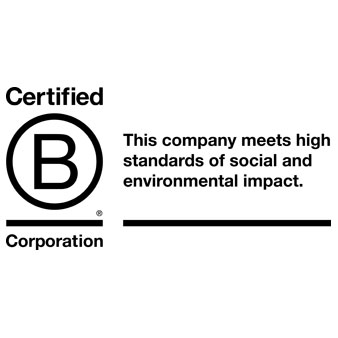Proud to be a B Corp Certified Company