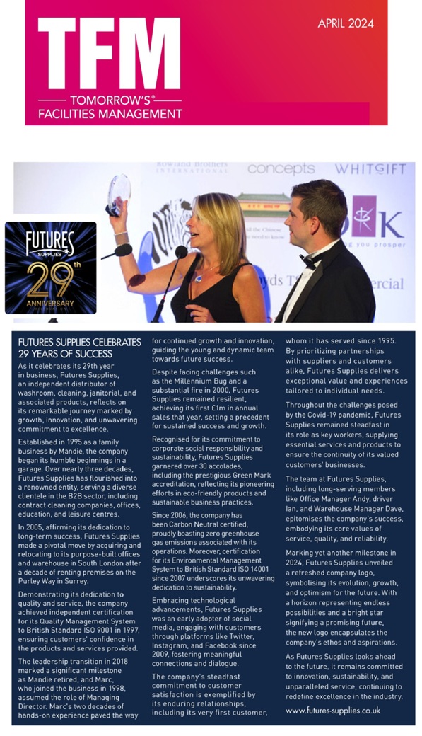 Futures Supplies Celebrates 29 Years of Success - 1