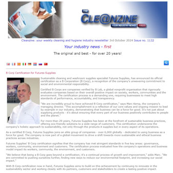 B Corp Certification For Futures Supplies
