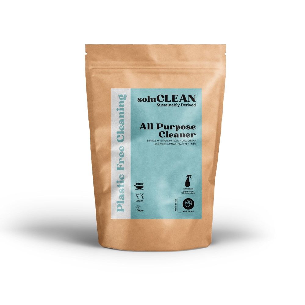 Soluclean - Sustainably Derived, Plastic free cleaning - Article 02