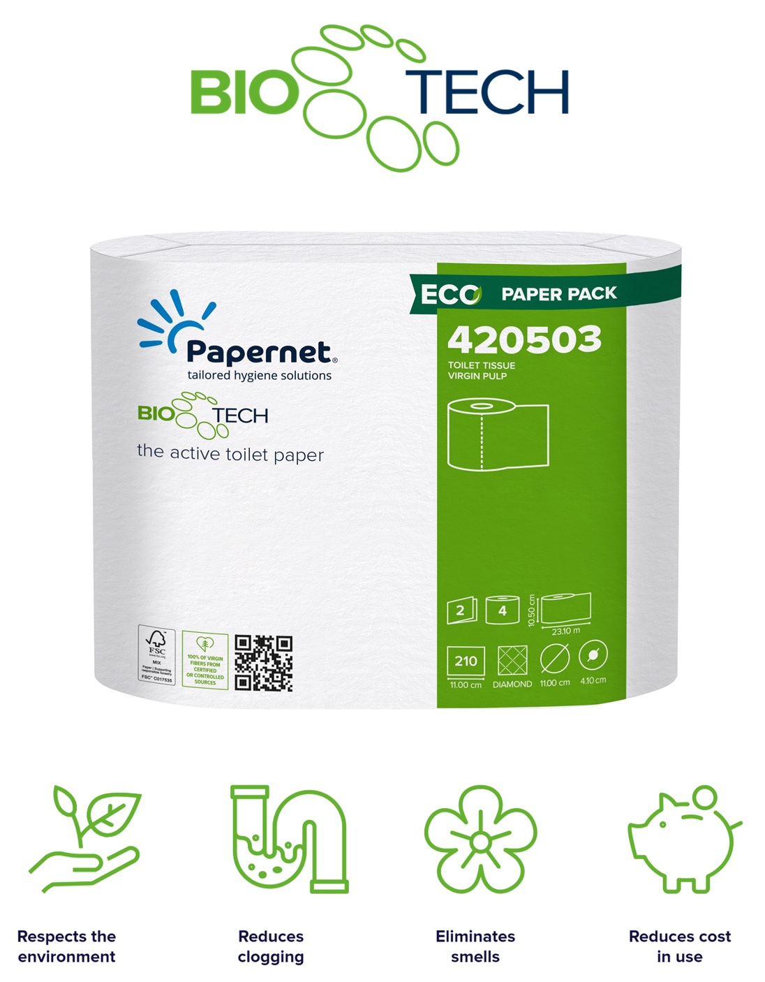 Papernet Bio Tech Toilet Roll - Article 01