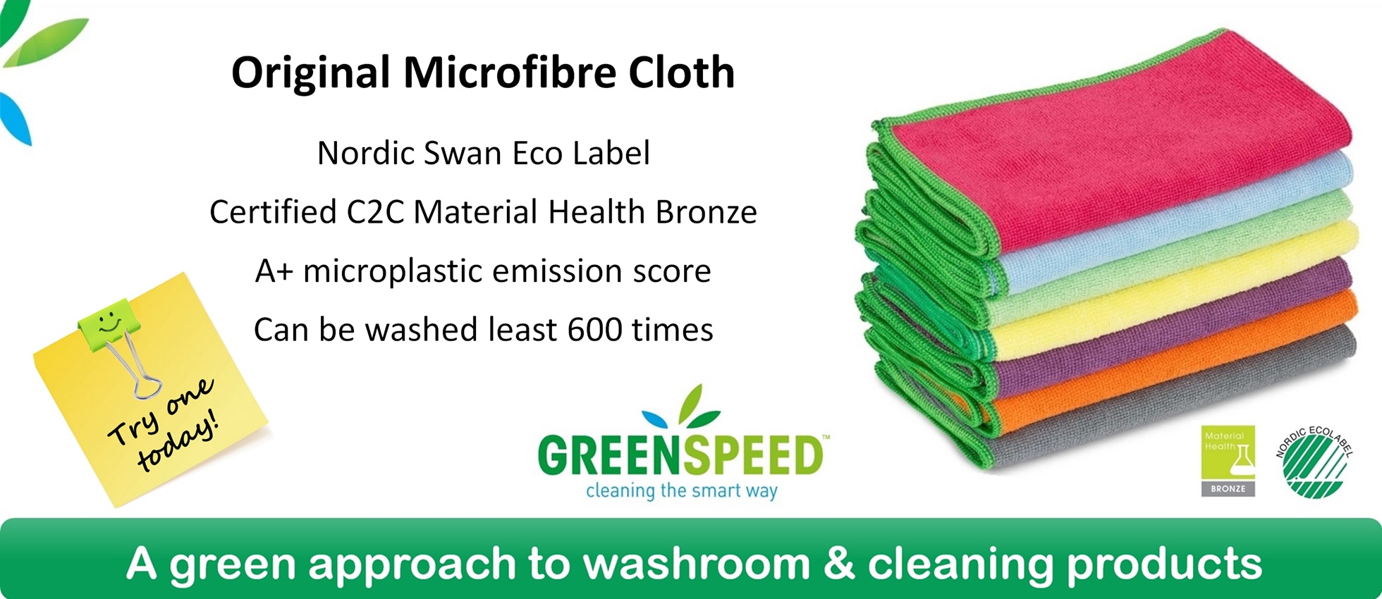 Greenspeed Original Microfibre Cloths - Article 01
