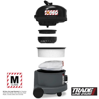 Numatic TradeLine TRM 240 M-Class Construction Vacuum