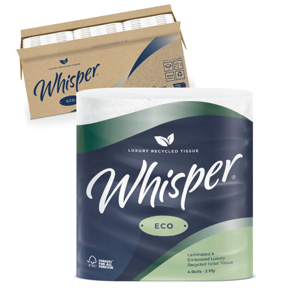 Whisper Eco 2ply Toilet Roll