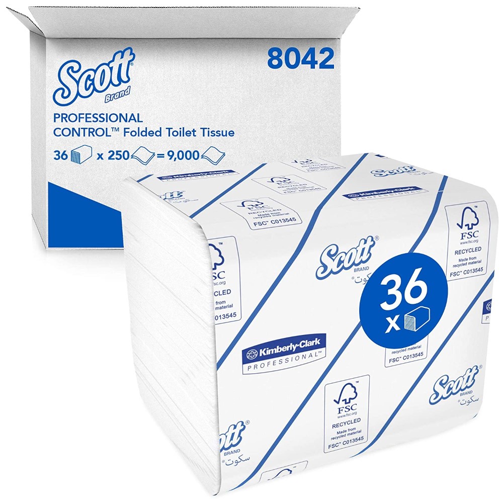 KC 8042 Scott Bulk Pack Toilet Tissue 250 Sheet