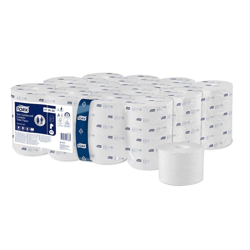 Tork T7 472630 Optiserve Coreless Toilet Rolls