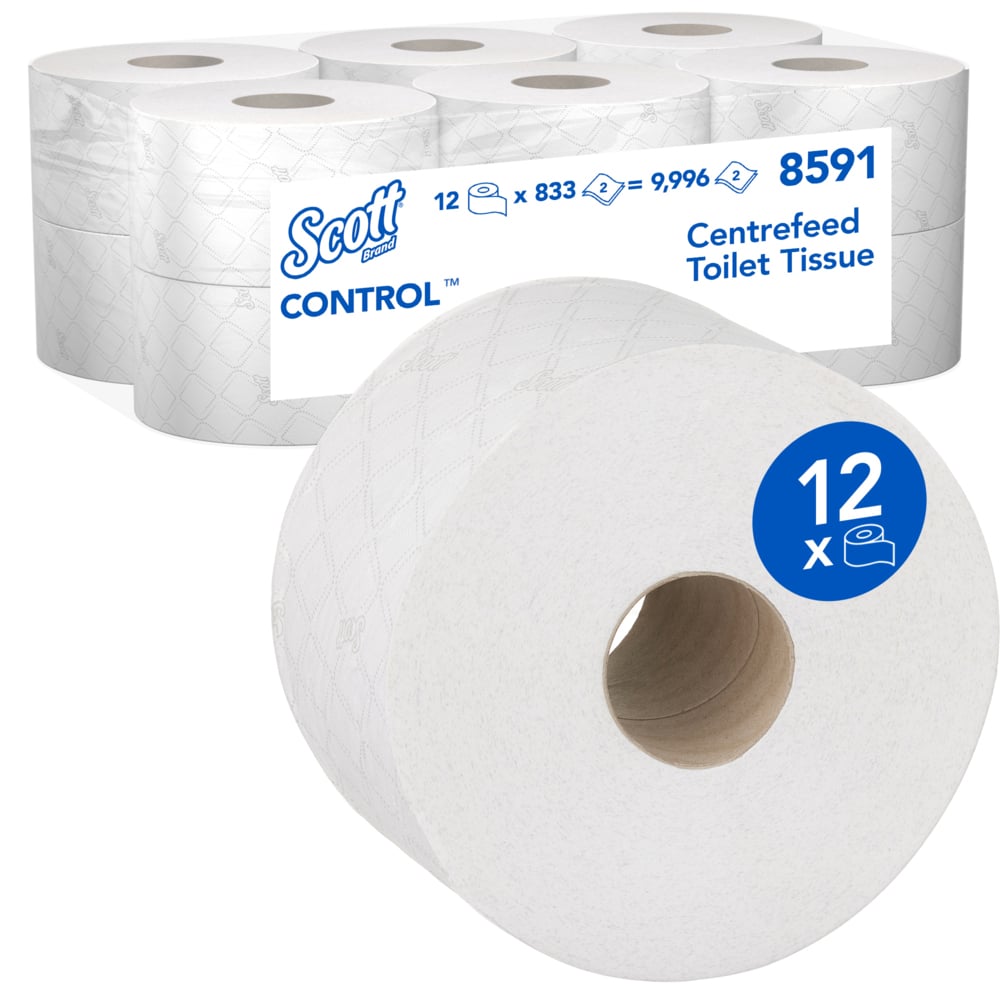 KC 8591 Scott Control Mini Twin Toilet Tissue 204m