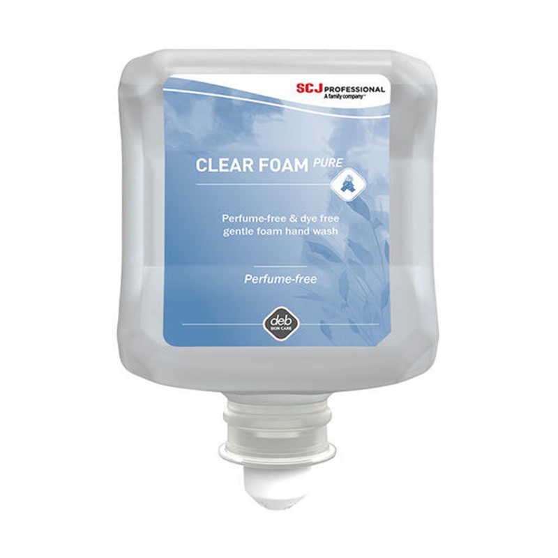 Deb Clear Foam Wash Non Scented 1L Cartridge