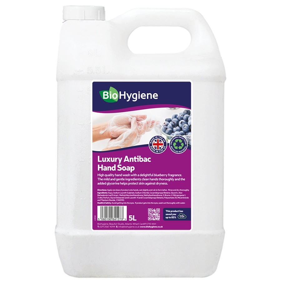 BioHygiene Luxury Antibac Hand Soap 5l