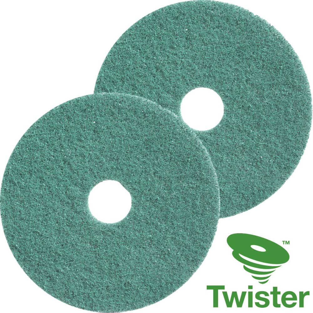 Twister Diamond Floor Pads 12&#39;&#39; Green