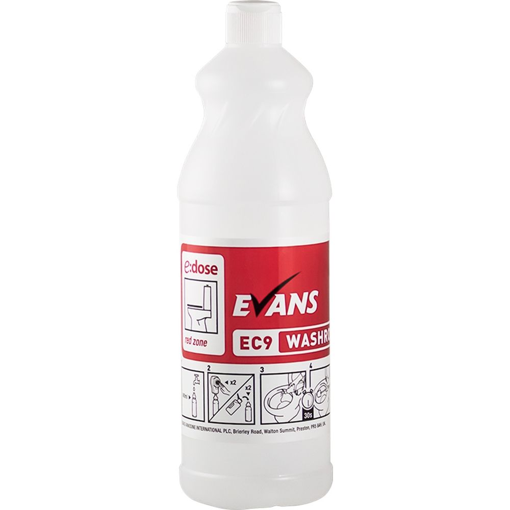 Empty EC9 Printed Toilet Cleaner Bottle