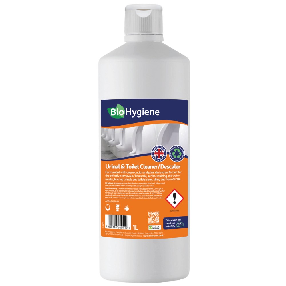 BioHygiene Urinal + Toilet Descaler 1L