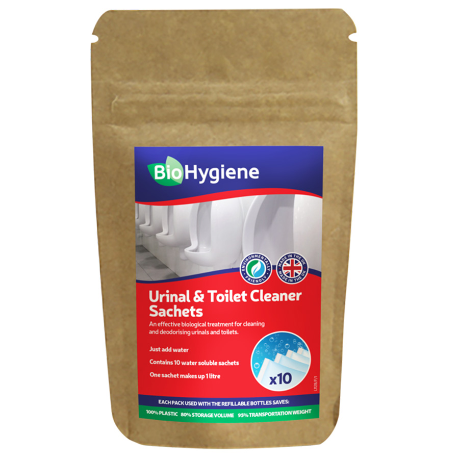 BioHygiene Urinal + Toilet Cleaner Sachets