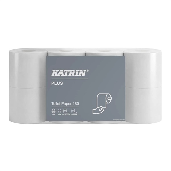 Click for a bigger picture.Katrin Plus 87709 Toilet Rolls 3Ply 180 Sheet