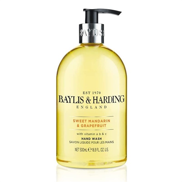 Click for a bigger picture.xx Baylis Harding Mandarin + GFruit Hand Wash 500ml Pump Bottle