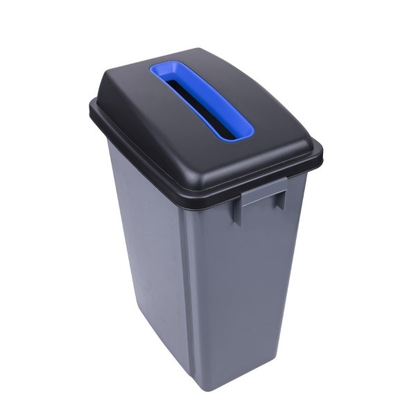 Click for a bigger picture.60L Recycling Buddy Bin With Blue Slotted Lid