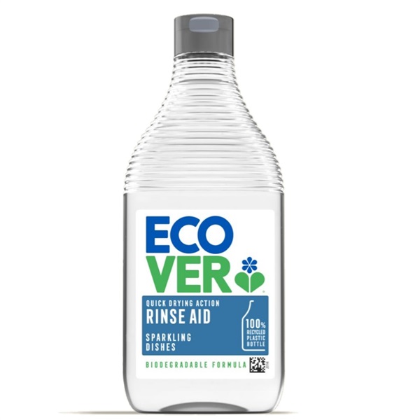 Click for a bigger picture.NEW SIZE Ecover Dishwasher Rinse Aid 450ML