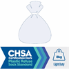Clear Refuse Sacks CHSA - Light Duty (8kg) 90L 18x29x38